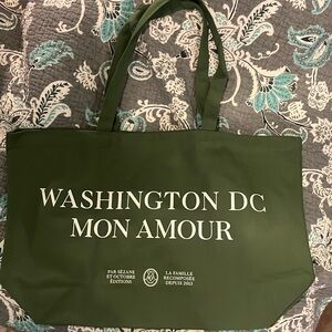 Sezane Washington DC Mon Amour Cotton Tote NWOT
